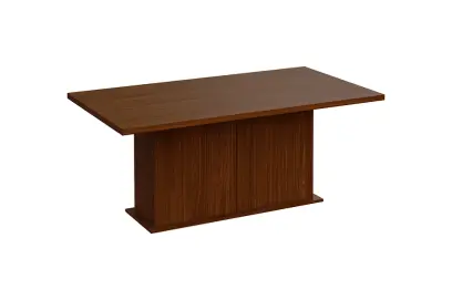 JDS 180 stůl jednací, obdélníková deska lamino - ořech královský